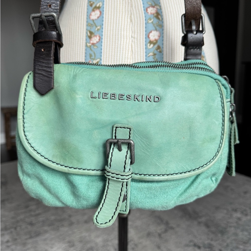 Liebeskind Berlin Canvas And Cow Leather Purse With Dust Bag - Picture 2 of 10